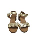 Sandale dama New Look, 38, imitatie de piele, auriu - imagine 3