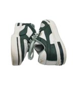 Adidasi barbati Puma, 42, imitatie de piele, piele, alb verde - imagine 4