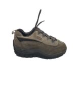 Adidasi barbati Kickers, 43, piele intoarsa, gri