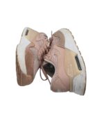 Adidasi dama Nike, 36, material textil, piele intoarsa, bej - imagine 4