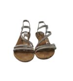 Sandale dama Tamaris, 40, imitatie de piele, piele, gri - imagine 4