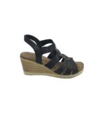 Sandale dama Easystreet, 40, imitatie de piele, negru