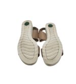 Sandale dama Footflexx, 39, material textil, piele, bej - imagine 5