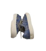 Tenisi dama Converse, 38, material textil, albastru - imagine 4