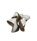 Saboti dama Caprice, 38, piele, alb - imagine 4