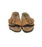 Saboti dama Esmara, 37, imitatie de piele, maro - imagine 3