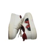 Adidasi dama 39, imitatie de piele, alb - imagine 4