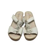 Saboti dama Tamaris, 41, piele, alb - imagine 3