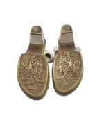 Saboti dama Tamaris, 41, piele, alb - imagine 5