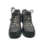 Adidasi barbati  44, piele intoarsa, material textil, gri - imagine 3