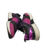 Adidasi dama Kate Gray, 38, material textil, roz negru - imagine 4