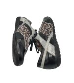 Pantofi dama Waldlaufer, 44, piele intoarsa, piele, negru maro - imagine 4