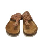 Saboti dama Bugatti, 40, piele, maro - imagine 3