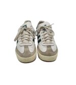 Adidasi barbati Adidas Jeans, 43, piele intoarsa, piele, alb gri - imagine 3