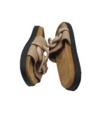 Saboti dama 37, piele, crem - imagine 4