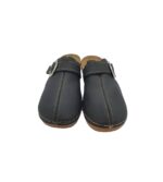 Saboti dama Lisanne, 39, imitatie de piele, negru - imagine 3