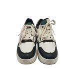 Adidasi dama 37, imitatie de piele, alb negru - imagine 3