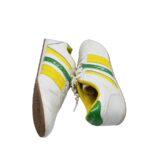 Adidasi dama Mik 5, 39, imitatie de piele, alb galben - imagine 4