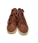 Tenisi dama Adidas, 40, imitatie de piele, piele, maro - imagine 3