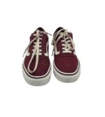 Tenisi dama Vans, 39, material textil, visiniu - imagine 3