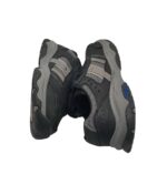 Adidasi barbati Skechers, 42, imitatie de piele, material textil, piele, gri negru - imagine 4