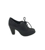 Pantofi dama Footglove, 36, imitatie de piele, piele, negru