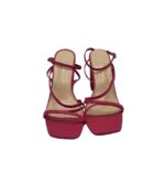 Sandale dama Sandale, 37, imitatie de piele, roz - imagine 3