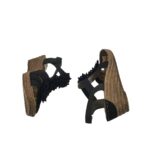 Sandale dama Rieker, 37, imitatie de piele, material textil, piele, negru - imagine 3