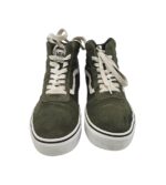 Tenisi barbati Vans, 46, piele intoarsa, material textil, kaki - imagine 3