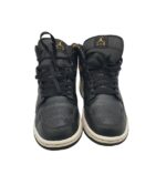 Adidasi barbati Jordan, 41, piele, negru - imagine 3