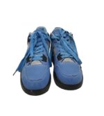 Adidasi dama 36, imitatie de piele, albastru - imagine 3