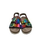 Sandale dama Next, 31, imitatie de piele, multicolor - imagine 3