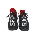 Adidasi dama 36, material textil, negru rosu - imagine 3