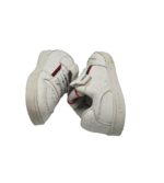 Adidasi copii Kappa, 26, imitatie de piele, alb - imagine 4