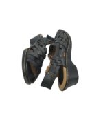 Sandale dama Softpoints, 38, piele, negru - imagine 4