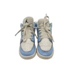 Adidasi dama Jordan, 36, imitatie de piele, piele, alb albastru - imagine 3