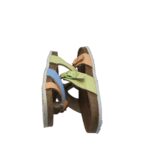 Saboti copii Lilly & Dan, 34, imitatie de piele,  multicolor - imagine 4