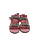 Sandale copii Lily&Dan, 31, material textil, gri roz - imagine 3