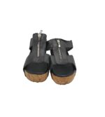 Saboti dama 36, imitatie de piele, negru - imagine 3