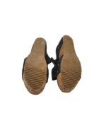 Saboti dama 36, imitatie de piele, negru - imagine 5