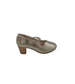 Pantofi copii Nine West, 33, imitatie de piele, auriu