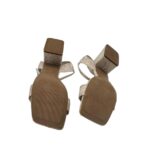 Sandale dama Next, 40, imitatie de piele, alb crem - imagine 5