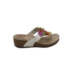 Saboti dama Ellie.D, 40, piele, alb