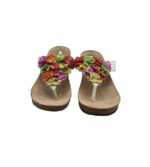 Saboti dama Ellie.D, 40, piele, alb - imagine 3