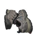 Adidasi barbati Salomon, 43, material textil, gri, Gore Tex - imagine 4