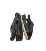 Sandale dama Heavenlysoles, 39, imitatie de piele, piele, negru - imagine 4
