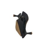 Sandale dama 40, material textil, negru - imagine 4