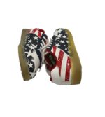 Adidasi dama 37, imitatie de piele, alb albastru - imagine 4