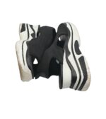 Sandale dama Catwalk, 39, material textil, negru - imagine 3