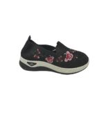Espadrile dama 38, material textil, negru